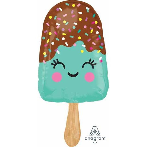 Happy Ice Cream Bar 35" Shaped Foil Balloon