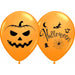Orange Halloween & Pumpkin 12-Inch Latex Balloons, 50 Count