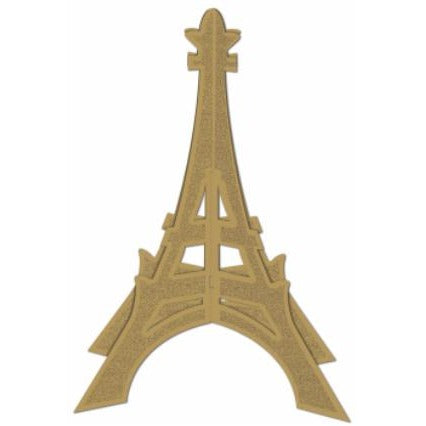 Glittered 3D Eiffel Tower Centerpiece