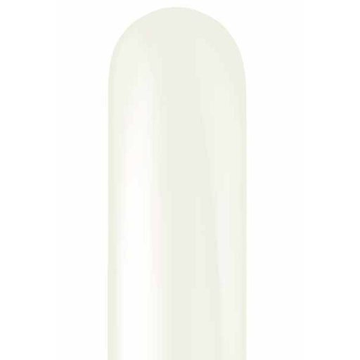 TUFTEX 260 Standard White Latex Twisting Balloons, 50 Count