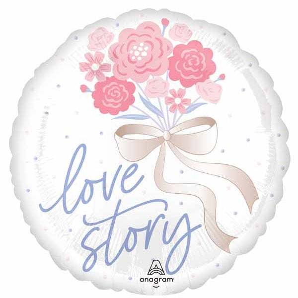 Tying the Knot 18-Inch Round Foil Wedding Balloon