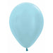 Sempertex Satin Light Blue 11-Inch Latex Balloons, 50 Pack