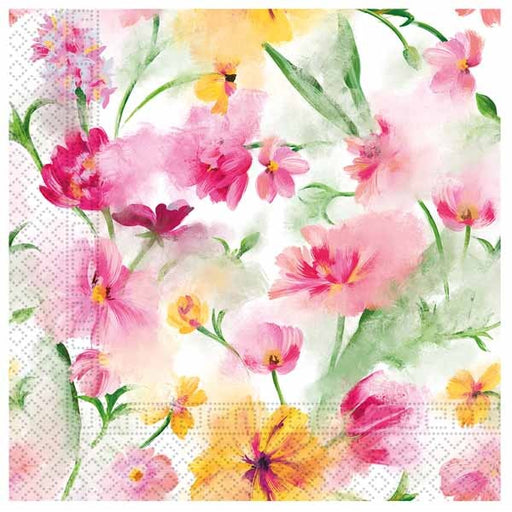 Spring Flowers 3-Ply Luncheon Napkins, 20 Pack