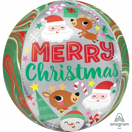 Adorable Christmas Buddies 16-Inch Orbz Foil Balloon