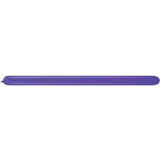 646Q Qualatex Purple Violet Airship Latex Balloon (50/Pk)