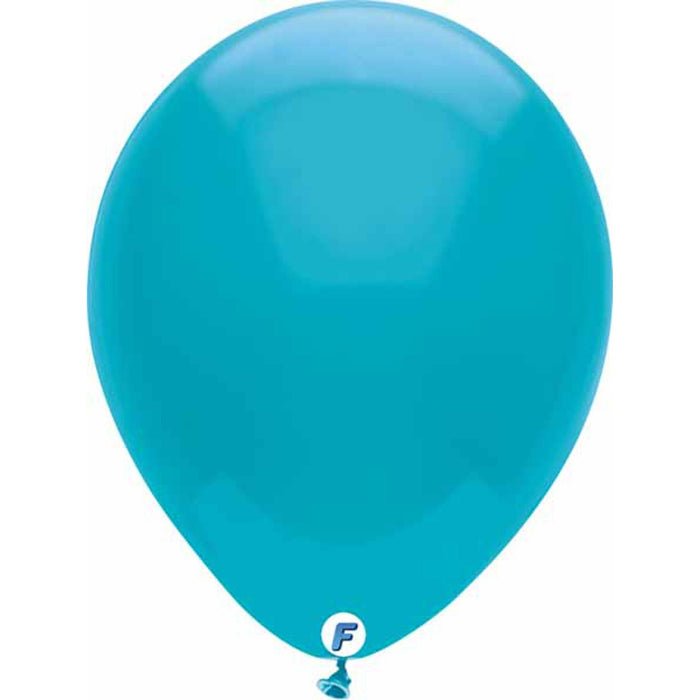 "50 Turquoise 12" Party Balloons By Funsational"