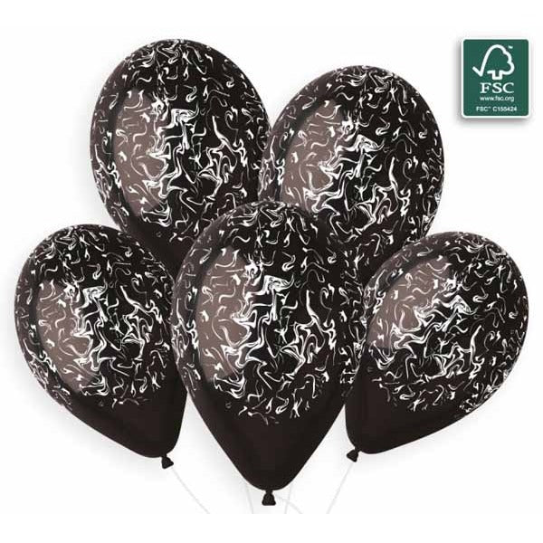 GEMAR 13" MARBLE BLACK WHITE INK 50/B