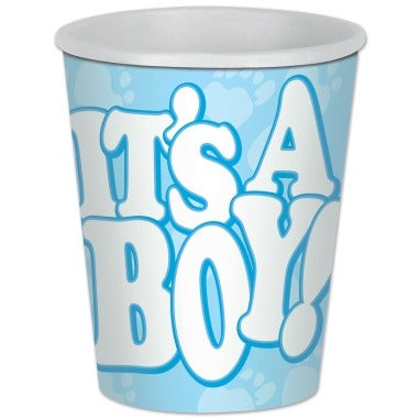 It's a Boy 9 oz Beverage Cups, 8 Count