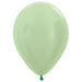 Sempertex Satin Mint Green 5-Inch Latex Balloons, 50 Count