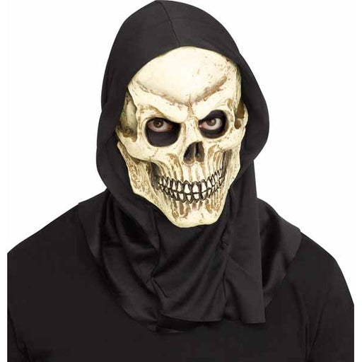 Brown Skull Mask with Hood