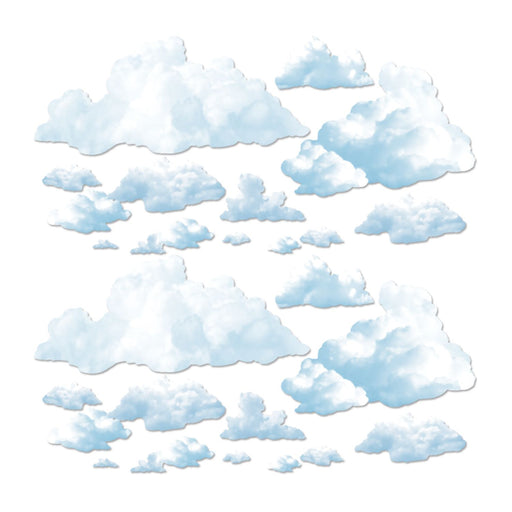 Sky's Embrace Fluffy Cloud Props Wall Decorations (24/Pk)