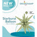 Decochamp 22-Inch Olive Green Starburst Foil Balloon