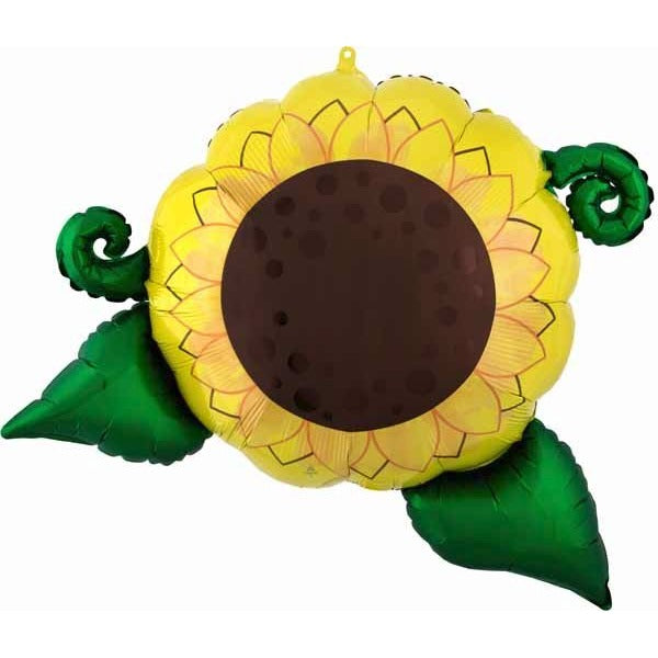 30-Inch Satin Sunflower Foil Balloon