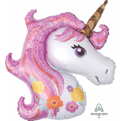 Magical Unicorn 33-Inch Shaped Foil Balloon