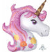 Magical Unicorn 33-Inch Shaped Foil Balloon