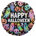 Pastel Halloween 18-Inch Round Holographic Foil Balloon