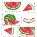 Watermelon Cutouts, 6 Pack