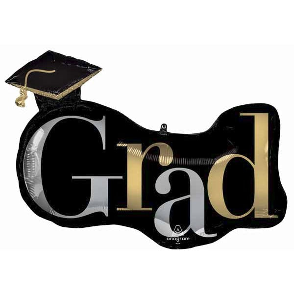 Class Dismissed Graduation Foil Balloon, 33 Inch