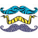Stachetats Junior Wild Child Moustache Temporary Tattoo
