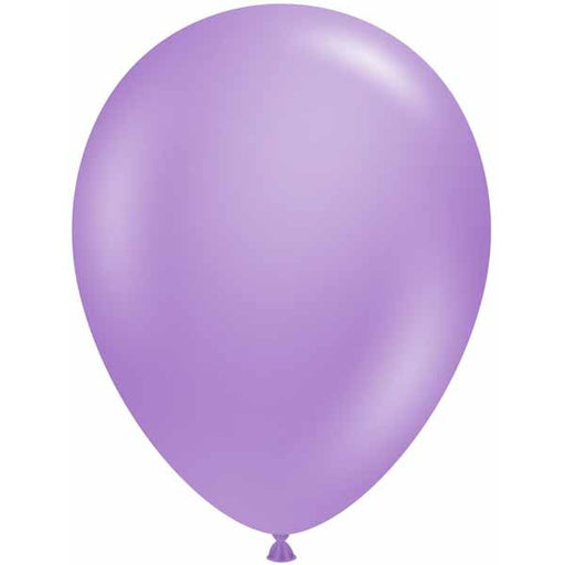 TUFTEX 17-Inch Lavender Latex Balloons, 50 Count