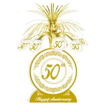 50th Anniversary Centerpiece, 13 Inch
