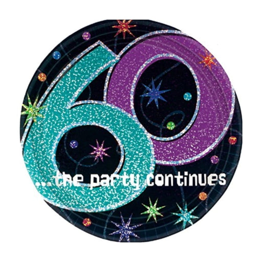 "60 ...the Party Continues" Prismatic Plate