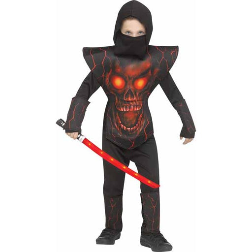 Red Demon Ninja Child Costume, Large