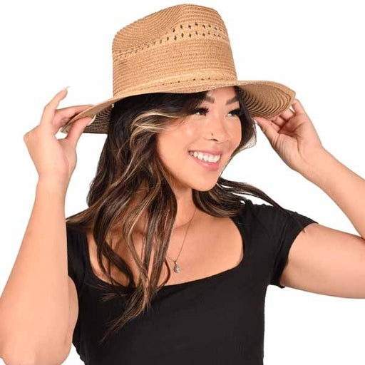 Chapeau de cow-boy en paille style western