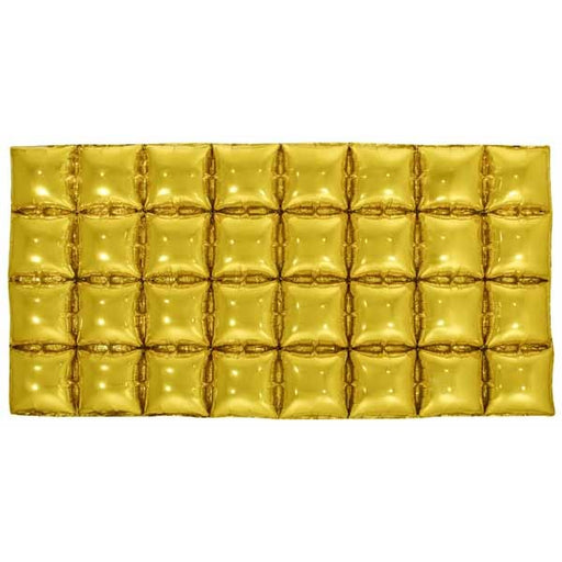 Gold Foil Balloon Backdrop, 44 x 22 Inches