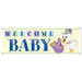 Welcome Baby Sign Banner, 5 ft x 21 in