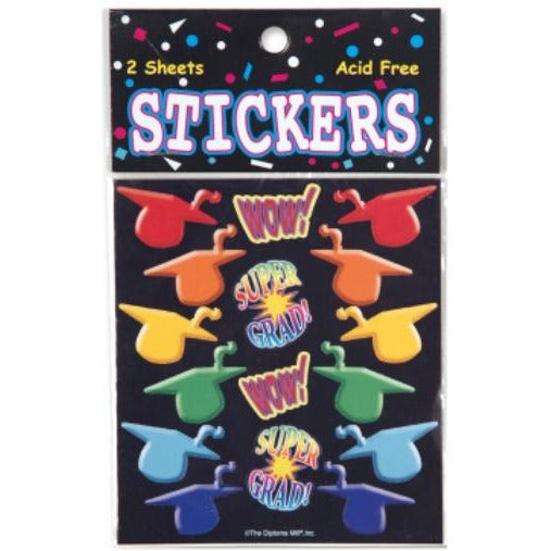 Super Grad Graduation Stickers