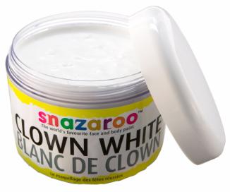 Snazaroo Clown White Face Paint, 250 mL Jar
