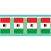 Mexican Flag Pennant Banner, 60 ft