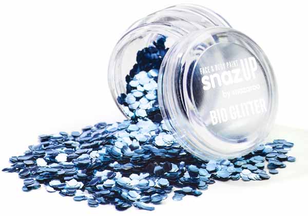 SNAZAROO BIO GLITTER CHUNKY OCEAN BLUE