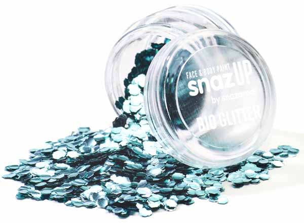 SNAZAROO BIO GLITTER CHUNKY SKY BLUE
