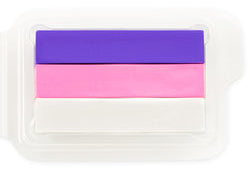 SNAZ 3 COLOUR SPLIT CAKE FLORAL 28 GM 2"