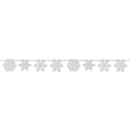 7 ft Snowflake Streamer