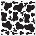 Cow Print Bandana, 22 x 22 Inches