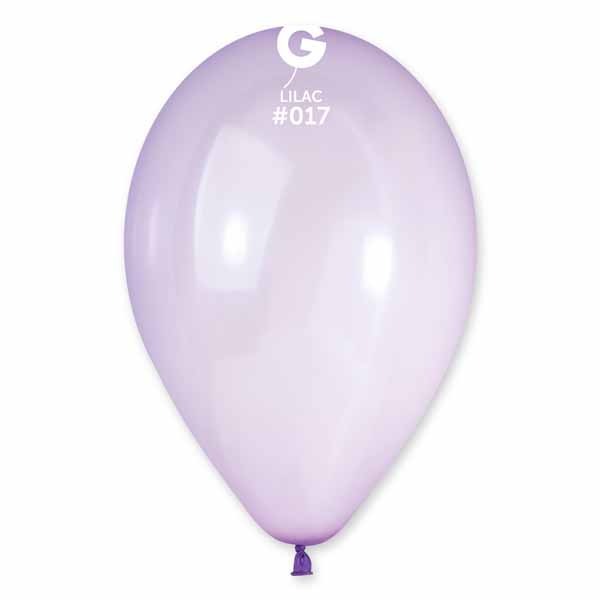 Gemar 13" Pastel Lilac #017 Latex Balloons, 50 Count