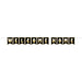 Black & Gold Welcome Home Streamer, 6" x 7'