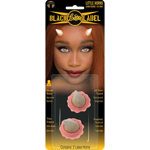 Tinsley Transfers Black Label Latex Little Horns, 2 Pack