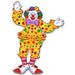 30-Inch Jointed Circus Clown Decoration