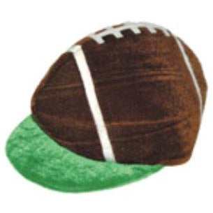 Plush Football Hat, 1 Count