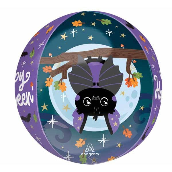 Twilight Bat Halloween 16" Orbz Foil Balloon