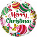 Christmas Ornaments & Stars 18" Round Foil Balloon