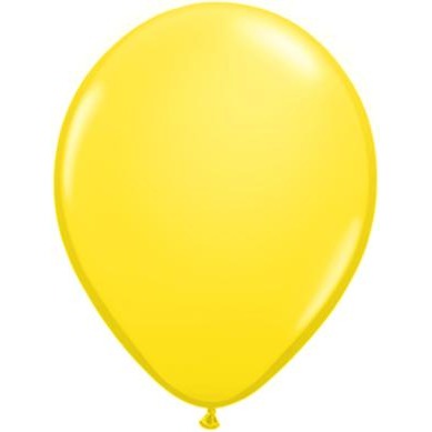 Qualatex 9-Inch Yellow Latex Balloons, 100 Count