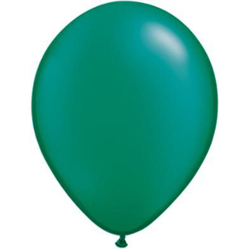 Qualatex 5" Pearl Emerald Latex Balloons (100/Pk)
