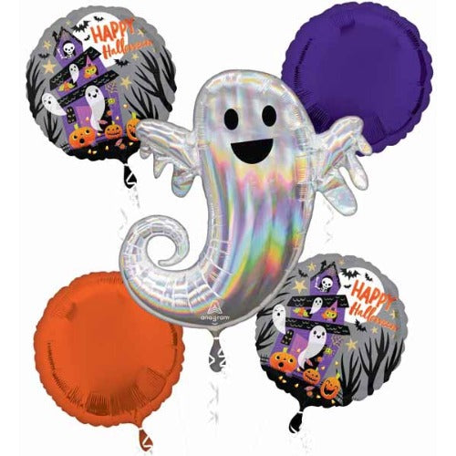 Halloween Haunted House Foil Balloon Bouquet