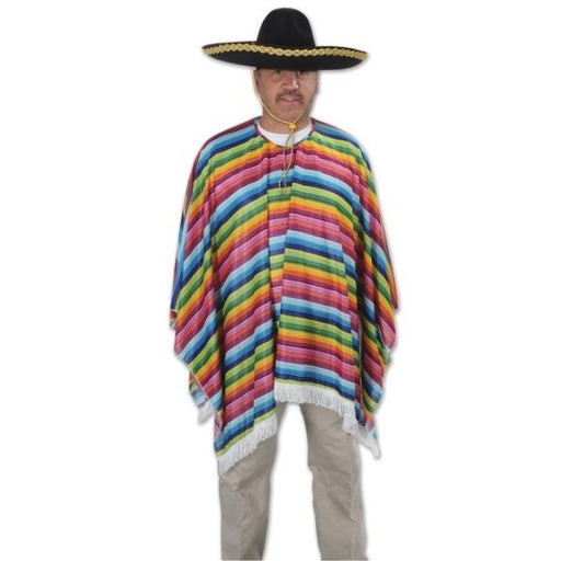 Accessoire de costume serape Fiesta, 54 x 30 pouces