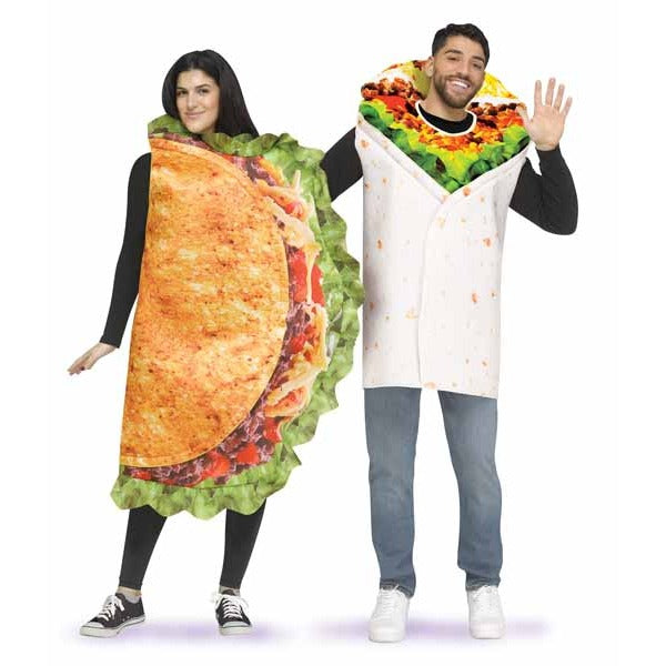 Burrito & Taco Adult Couples Costume